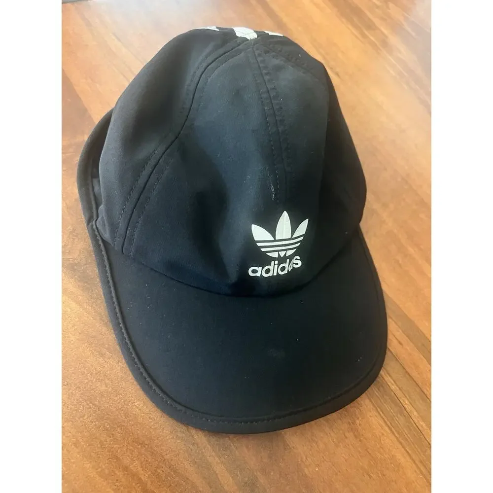 Adidas Superlite Aeroready Men's Running Black Poly Spandex Adjustable Cap